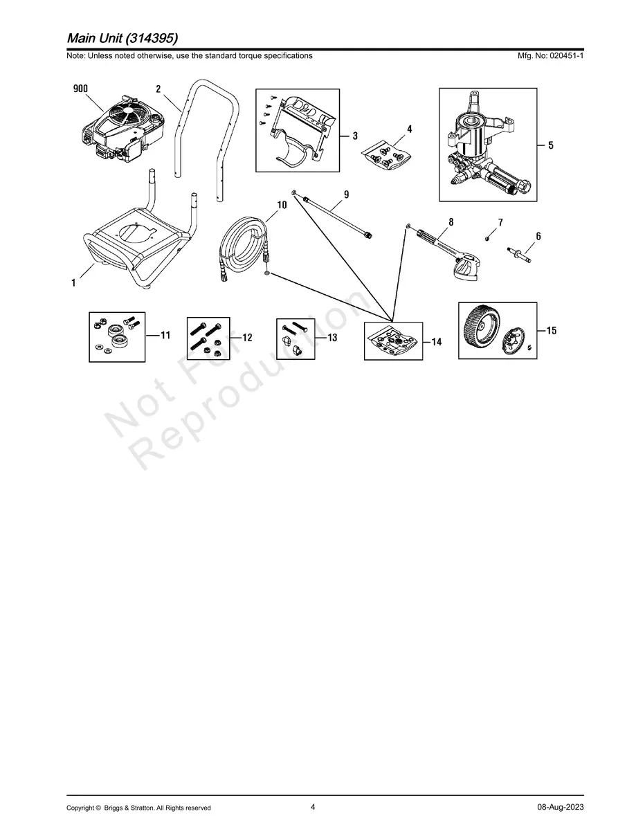 BRIGGS AND STRATTON, 020451-1, IPL.4